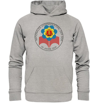 DDR Ostalgie Kapuze / Organic Hoodie Unisex • JUGENDFESTIVAL DER DDR 1979