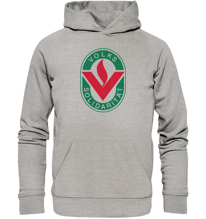 PREMIUM ORGANIC HOODIE UNISEX • VOLKSSOLIDARITÄT