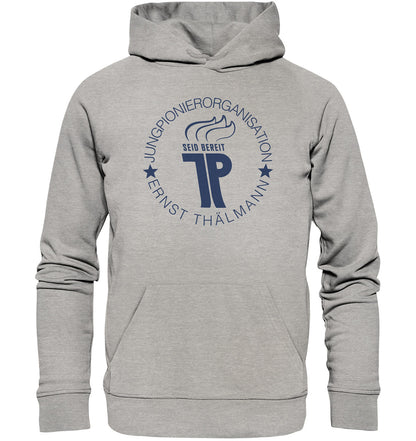 DDR Ostalgie Kapuze / Organic Hoodie Unisex • JUNGE PIONIERE - HELL