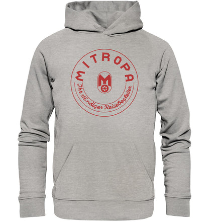 DDR Ostalgie Kapuze / Organic Hoodie Unisex • MITROPA BADGE