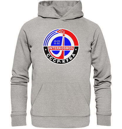 PREMIUM ORGANIC HOODIE UNISEX • INTERKOSMOS - CCCP & KUBA