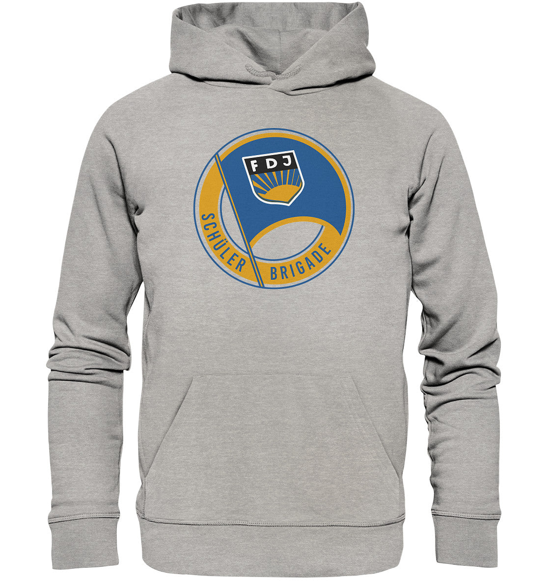 DDR Ostalgie Kapuze / Organic Hoodie Unisex • FDJ SCHÜLERBRIGADE