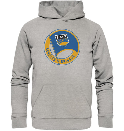 DDR Ostalgie Kapuze / Organic Hoodie Unisex • FDJ SCHÜLERBRIGADE