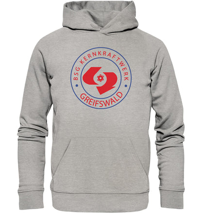 DDR Ostalgie Kapuze / Organic Hoodie Unisex • BSG KERNKRAFTWERK GREIFSWALD