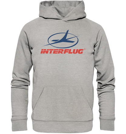 PREMIUM ORGANIC HOODIE UNISEX • DDR INTERFLUG LOGO