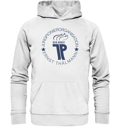 DDR Ostalgie Kapuze / Organic Hoodie Unisex • JUNGE PIONIERE - HELL