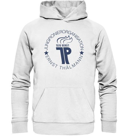 DDR Ostalgie Kapuze / Organic Hoodie Unisex • JUNGE PIONIERE - HELL