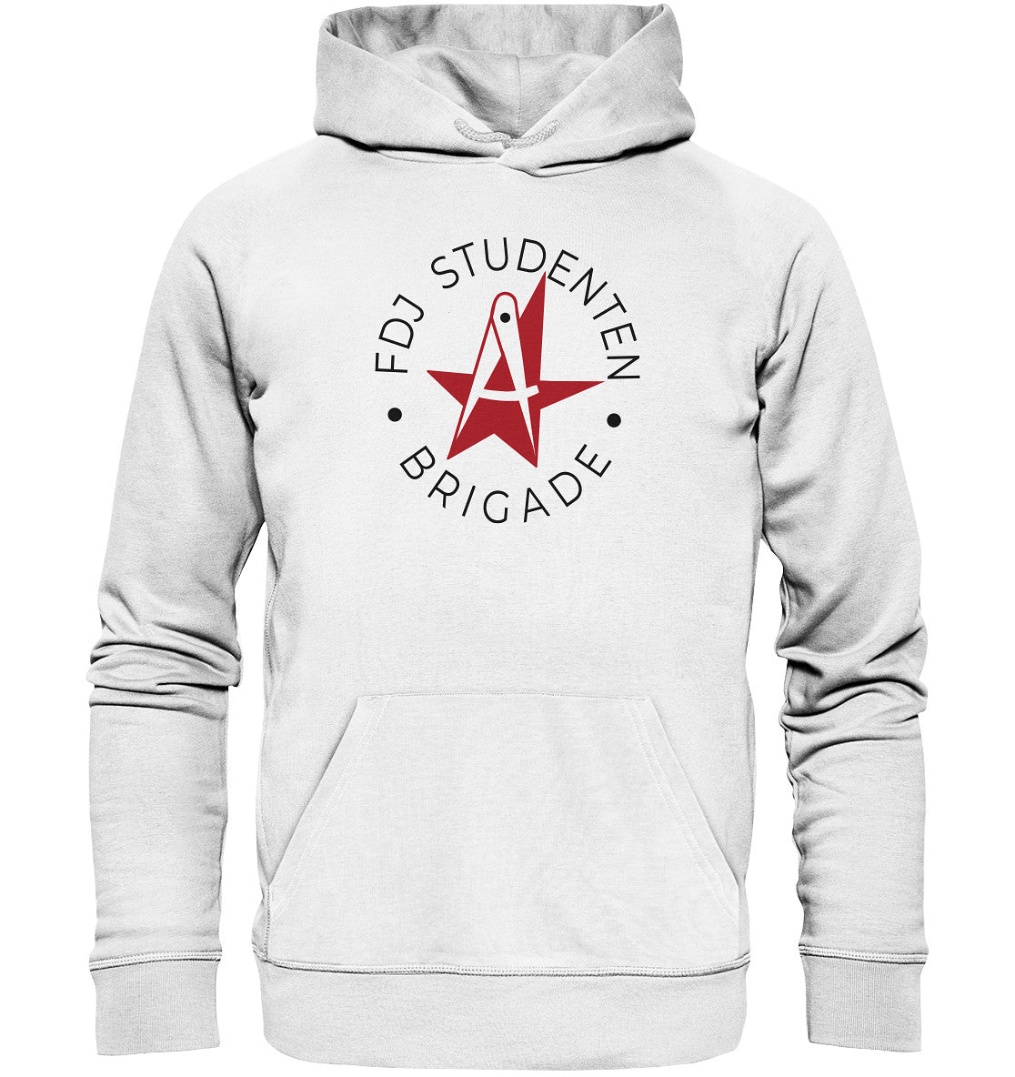 DDR Ostalgie Kapuze / Organic Hoodie Unisex • FDJ STUDENTENBRIGADE