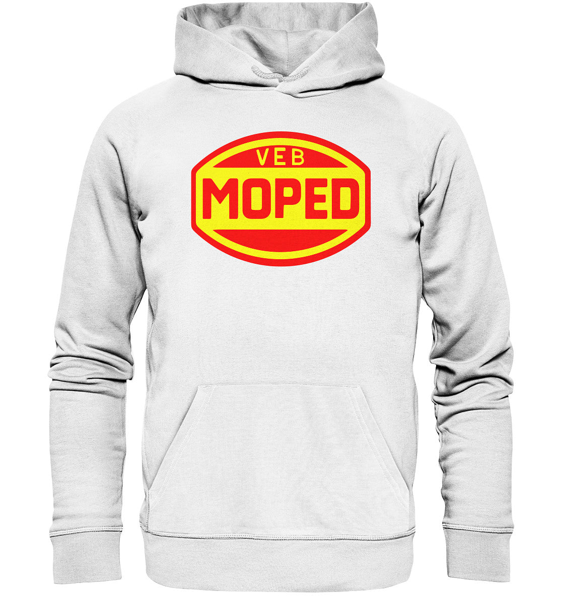 DDR Ostalgie Kapuze / Organic Hoodie Unisex • VEB MOPED