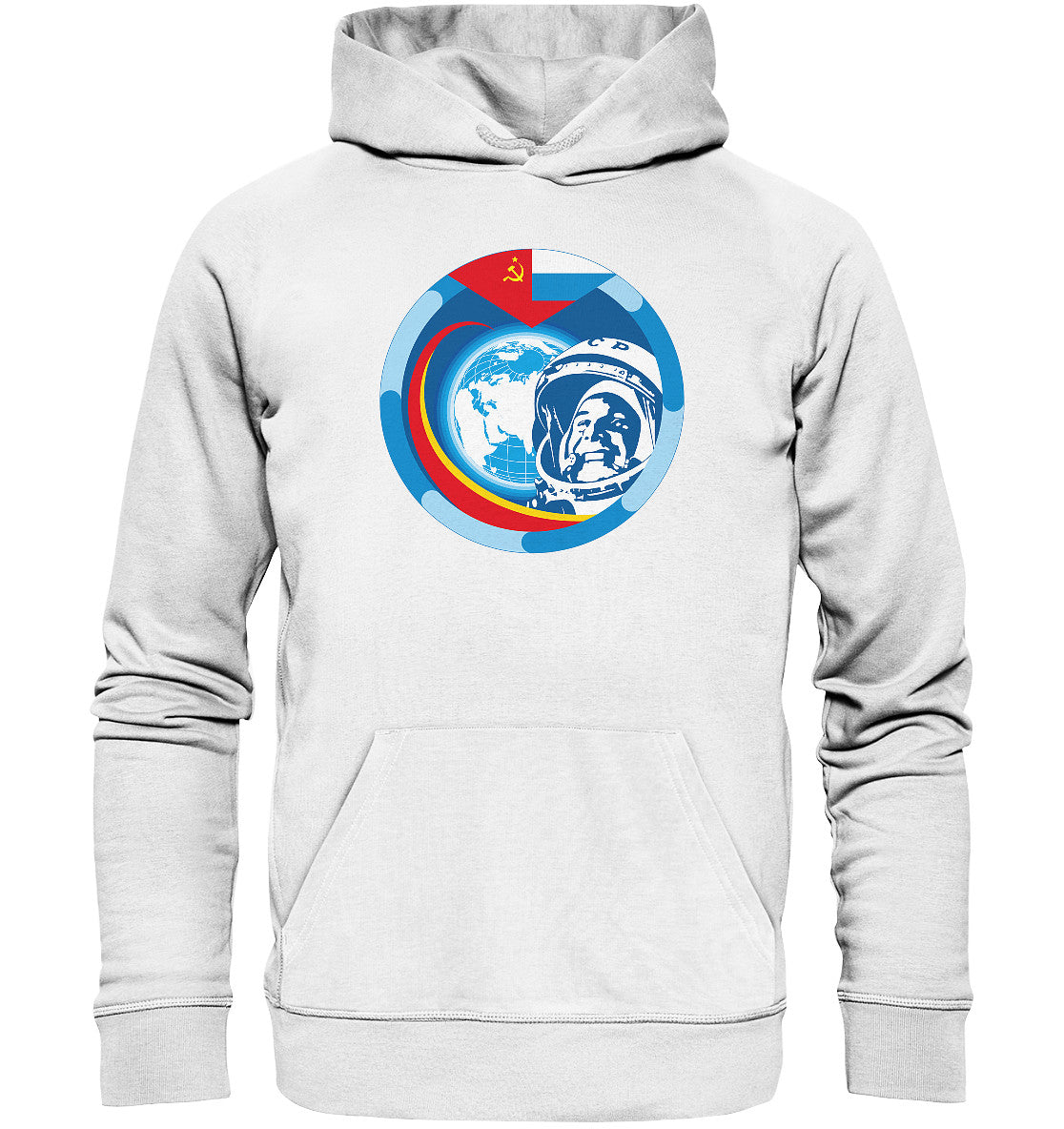 DDR Ostalgie Kapuze / Organic Hoodie Unisex • JURI GAGARIN