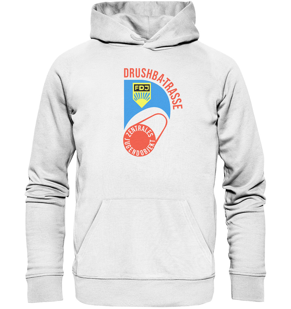 PREMIUM ORGANIC HOODIE UNISEX • DRUSCHBA TRASSE
