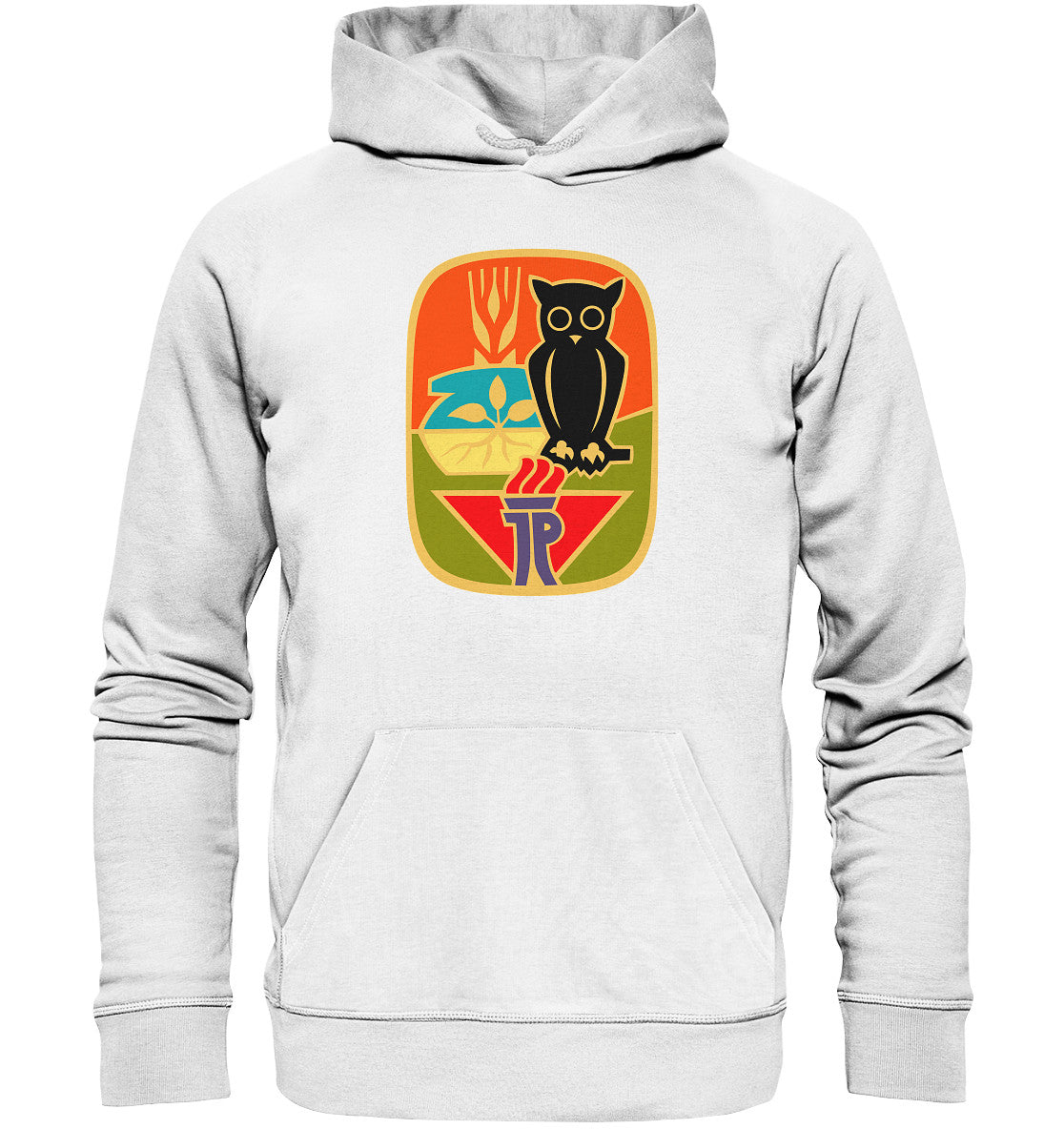 DDR Ostalgie Kapuze / Organic Hoodie Unisex • PIONIERABZEICHEN JUNGE NATURFORSCHER