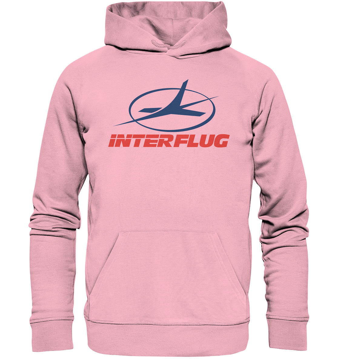 DDR Ostalgie Kapuze / Organic Hoodie Unisex • DDR INTERFLUG