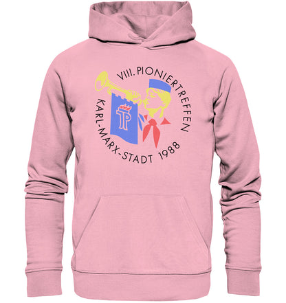 PREMIUM ORGANIC HOODIE UNISEX • PIONIERTREFFEN KARL MARX STADT - HELL