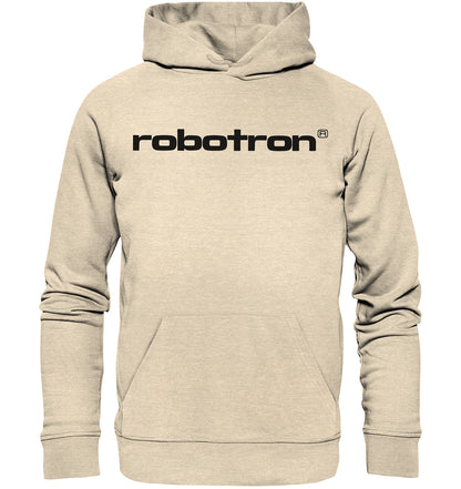 DDR Ostalgie Kapuze / Organic Hoodie Unisex • ROBOTRON - WEISS