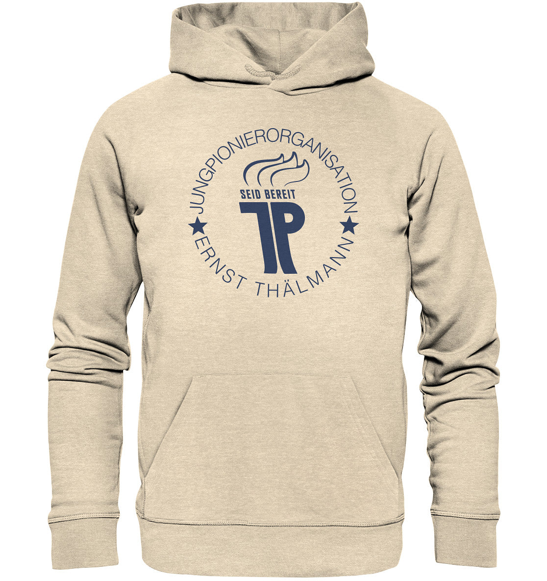 DDR Ostalgie Kapuze / Organic Hoodie Unisex • JUNGE PIONIERE - HELL