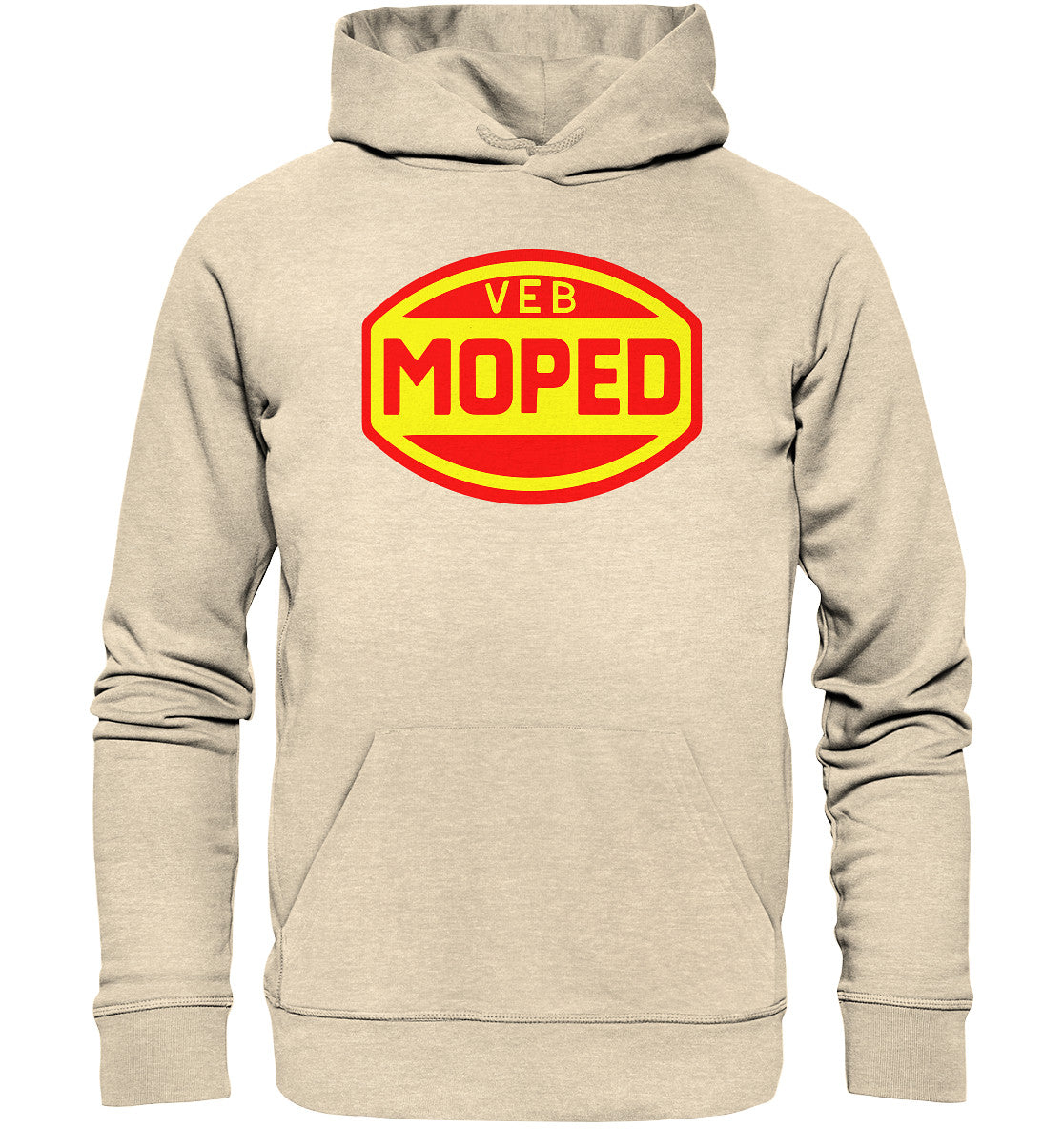 DDR Ostalgie Kapuze / Organic Hoodie Unisex • VEB MOPED