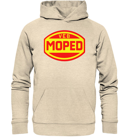 DDR Ostalgie Kapuze / Organic Hoodie Unisex • VEB MOPED