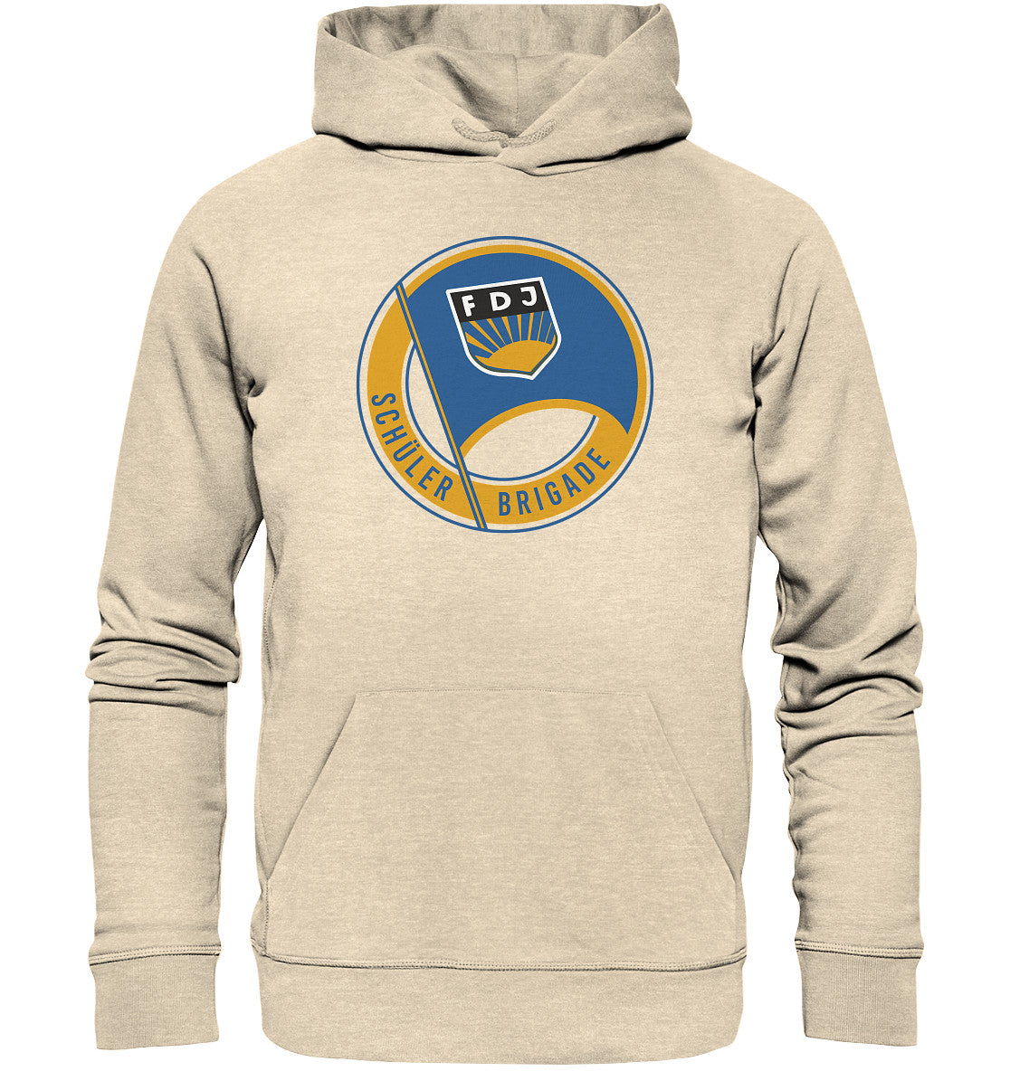 DDR Ostalgie Kapuze / Organic Hoodie Unisex • FDJ SCHÜLERBRIGADE