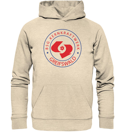 DDR Ostalgie Kapuze / Organic Hoodie Unisex • BSG KERNKRAFTWERK GREIFSWALD