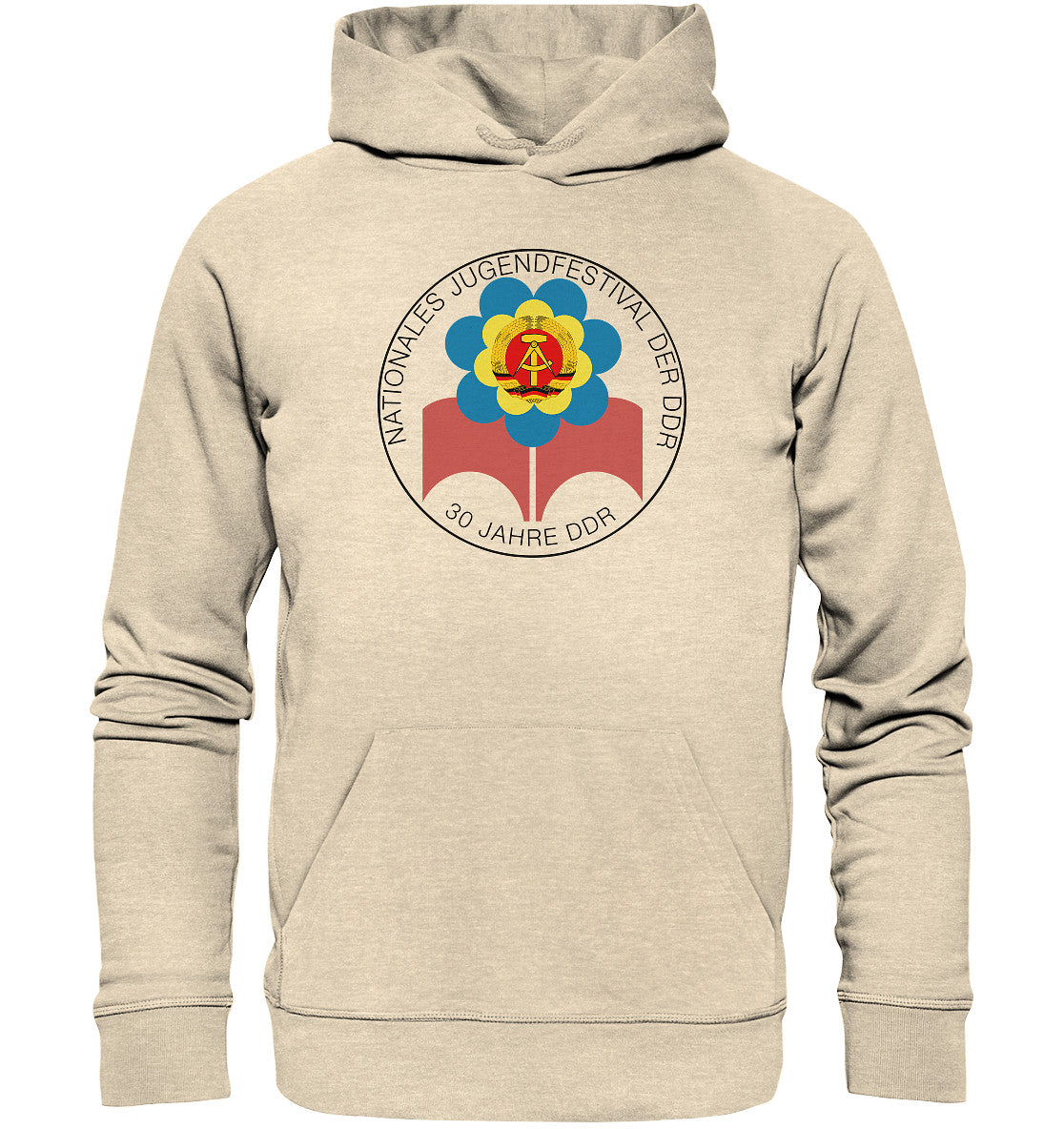 DDR Ostalgie Kapuze / Organic Hoodie Unisex • JUGENDFESTIVAL DER DDR 1979
