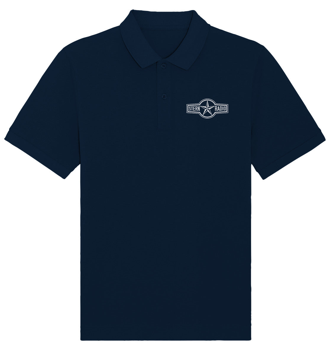 ORGANIC POLOSHIRT BESTICKT • STERNRADIO