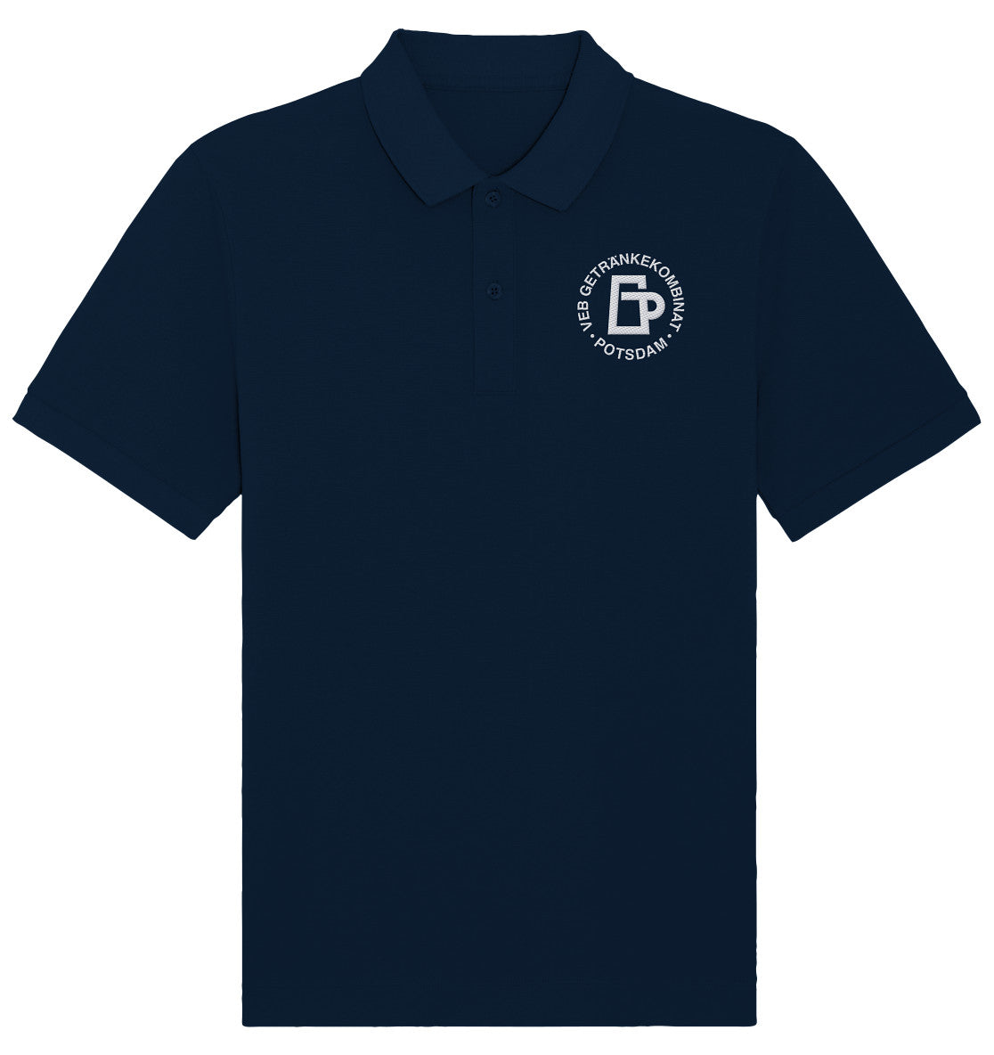 ORGANIC POLOSHIRT BESTICKT • VEB GETRÄNKEKOMBINAT POTSDAM