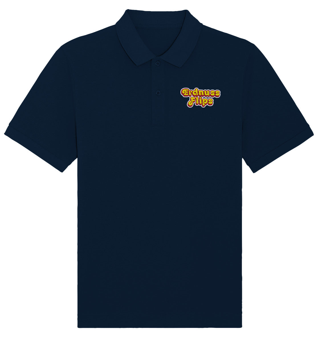 ORGANIC POLOSHIRT BESTICKT • ERDNUSS FLIPS