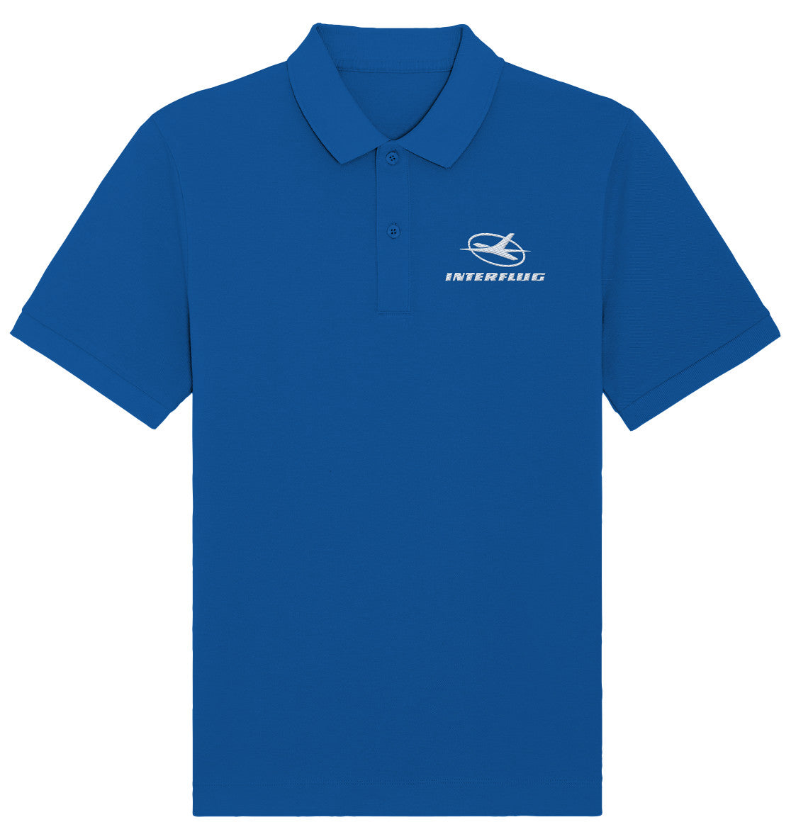 ORGANIC POLOSHIRT BESTICKT • INTERFLUG DDR