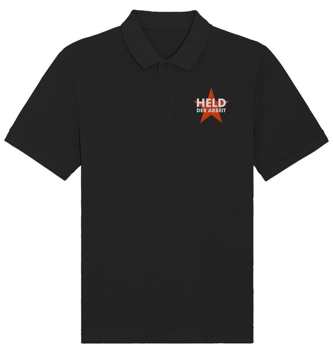 DDR Ostalgie Poloshirt bestickt • HELD DER ARBEIT