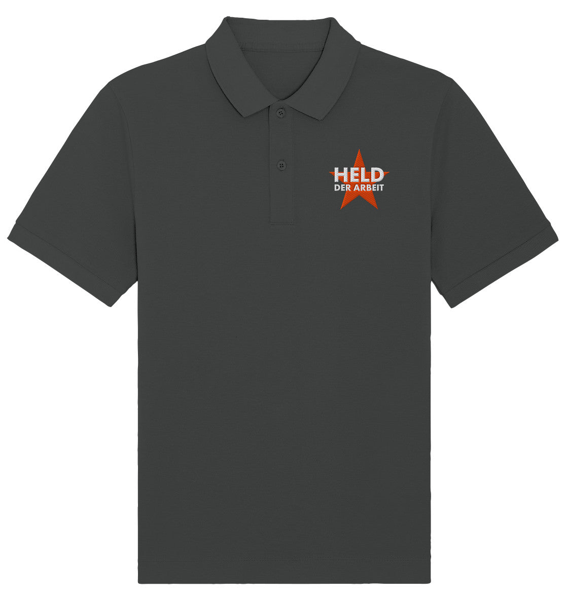 DDR Ostalgie Poloshirt bestickt • HELD DER ARBEIT
