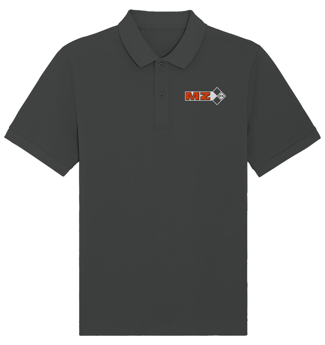 ORGANIC POLOSHIRT BESTICKT • IFA MZ MOTORRADWERK ZSCHOPAU