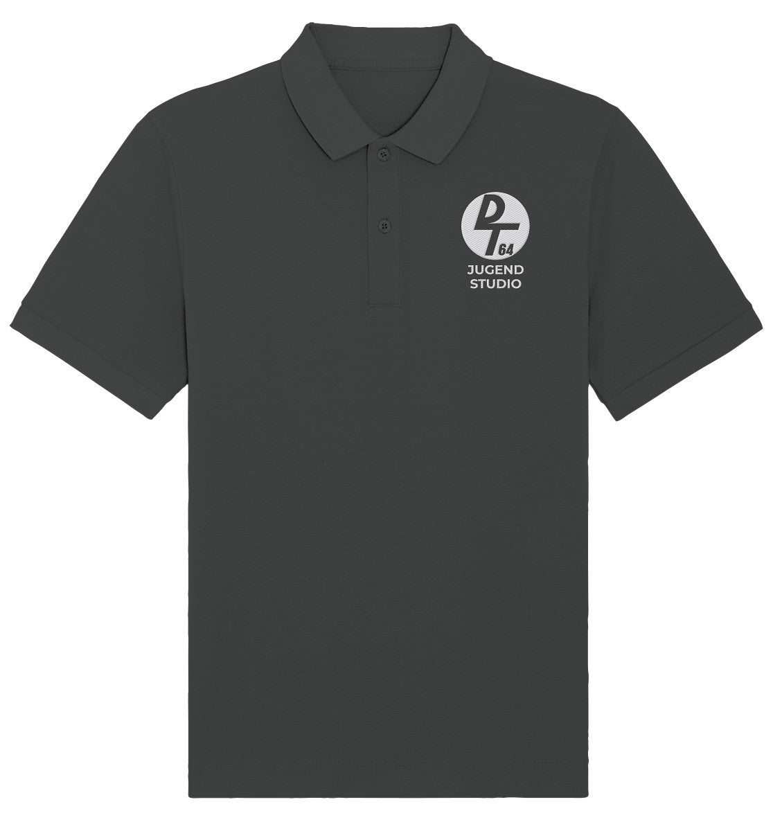 ORGANIC POLOSHIRT BESTICKT • DT64 JUGENDSTUDIO