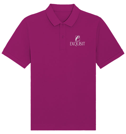 ORGANIC POLOSHIRT BESTICKT • EXQUISIT