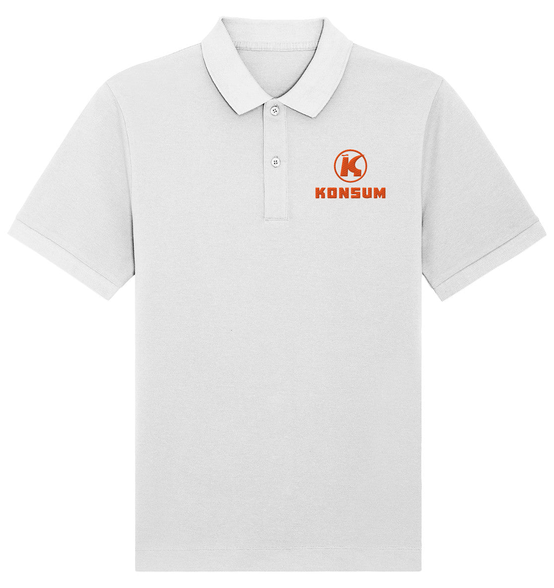 DDR Ostalgie Poloshirt bestickt • KONSUM