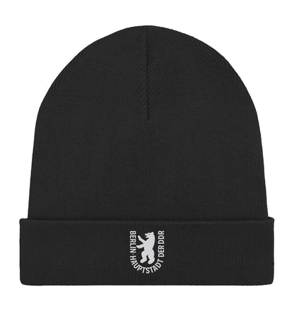 DDR Ostalgie Beanie bestickt • BERLIN - HAUPTSTADT DER DDR