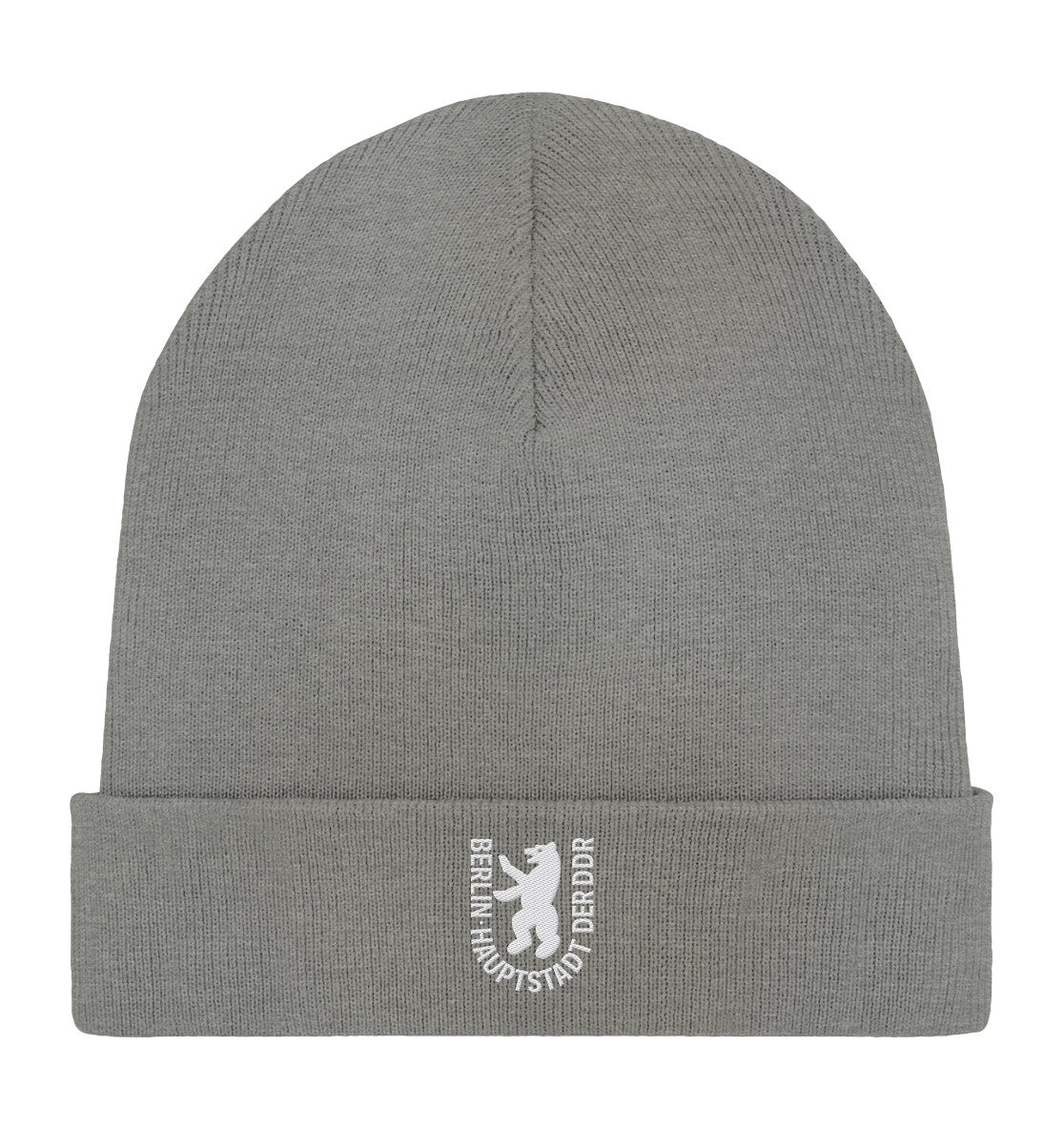 DDR Ostalgie Beanie bestickt • BERLIN - HAUPTSTADT DER DDR