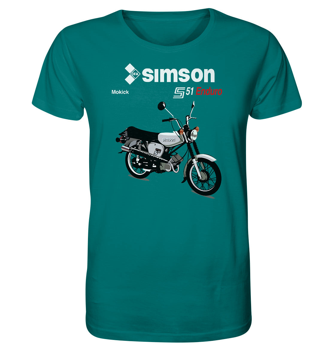 ORGANIC BIO SHIRT UNISEX • SIMSON ENDURO - ORIGINAL PROSPEKT