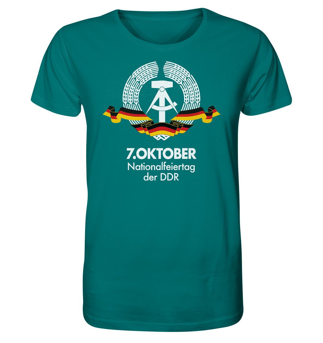 ORGANIC BIO SHIRT UNISEX• NATIONALFEIERTAG DER DDR - 7. OKTOBER