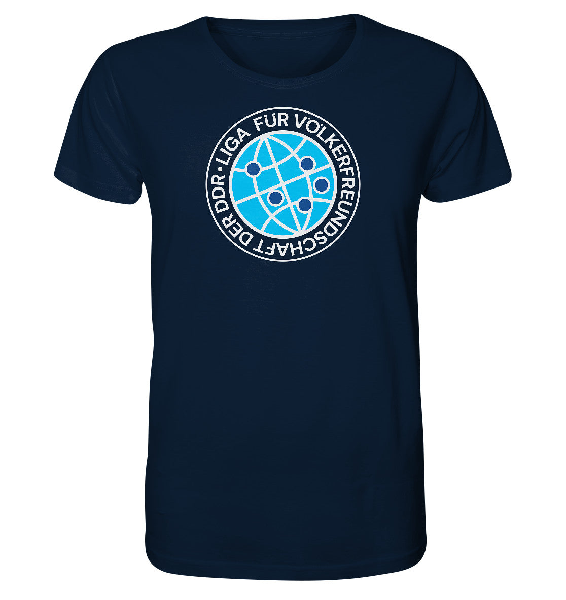 ORGANIC BIO SHIRT UNISEX • LIGA FÜR VÖLKERFREUNDSCHAFT DER DDR