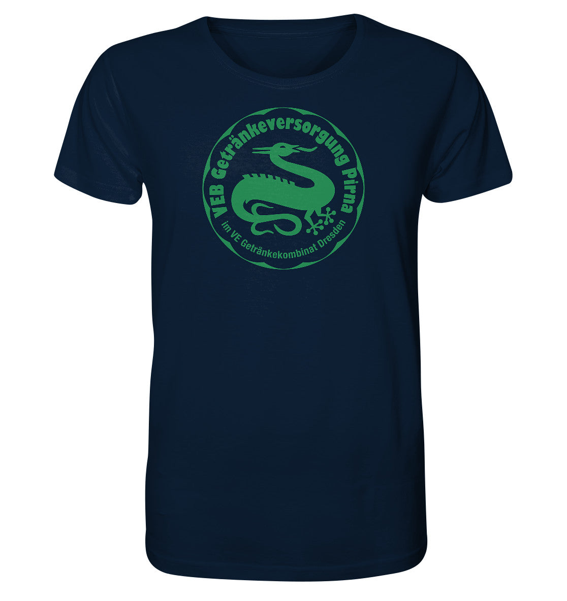 ORGANIC BIO SHIRT UNISEX • VEB GETRÄNKEVERSORGUNG PIRNA, KOMBINAT DRESDEN
