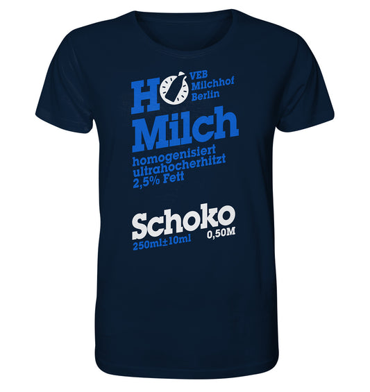 ORGANIC BIO SHIRT UNISEX • VEB MILCHHOF BERLIN - dunkel