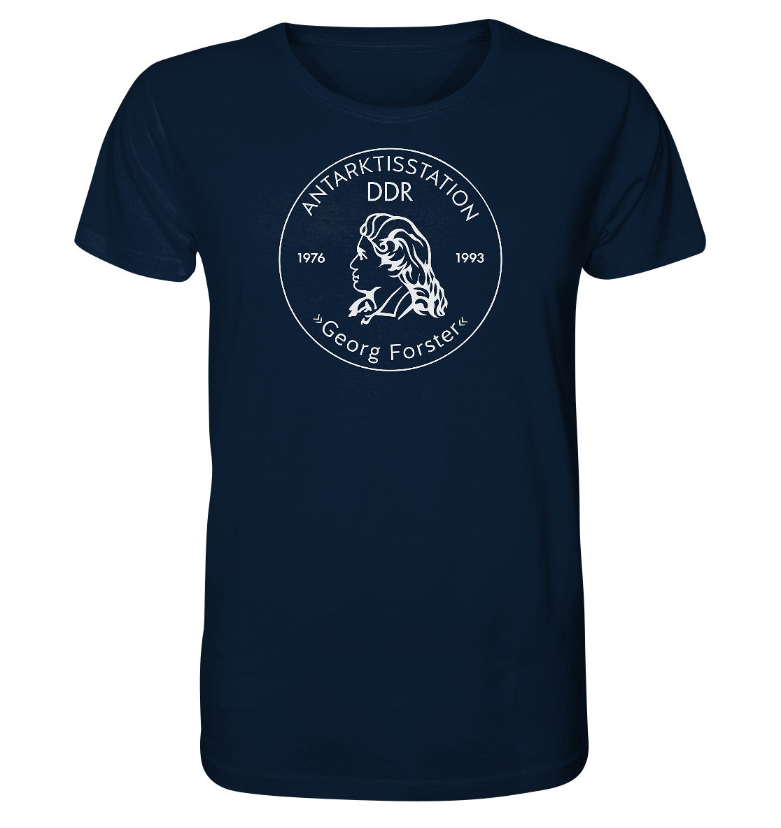 ORGANIC BIO SHIRT UNISEX • ANTARKTISFORSCHUNG DER DDR - GEORG FORSTER