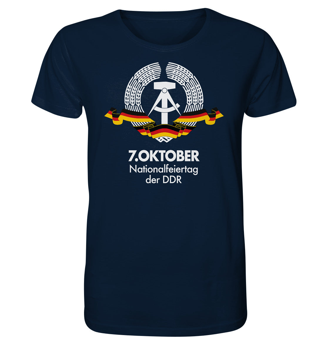 ORGANIC BIO SHIRT UNISEX• NATIONALFEIERTAG DER DDR - 7. OKTOBER