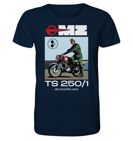 ORGANIC BIO SHIRT UNISEX • MZ TS 250 (ORIGINAL DDR-PLAKAT)