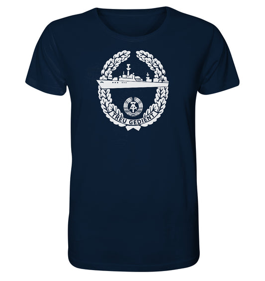 ORGANIC BIO SHIRT UNISEX • NVA-ORDEN - TREU GEDIENT - MARINE, SEESTREITKRÄFTE