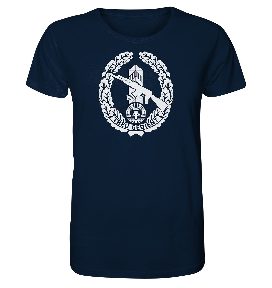 ORGANIC BIO SHIRT UNISEX • NVA-ORDEN - TREU GEDIENT - GRENZTRUPPEN