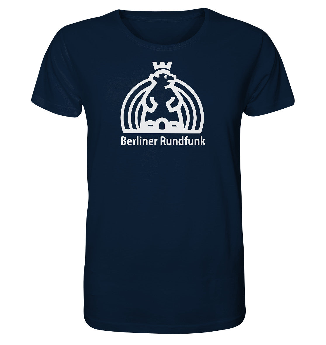 ORGANIC BIO SHIRT UNISEX • BERLINER RUNDFUNK - dunkel