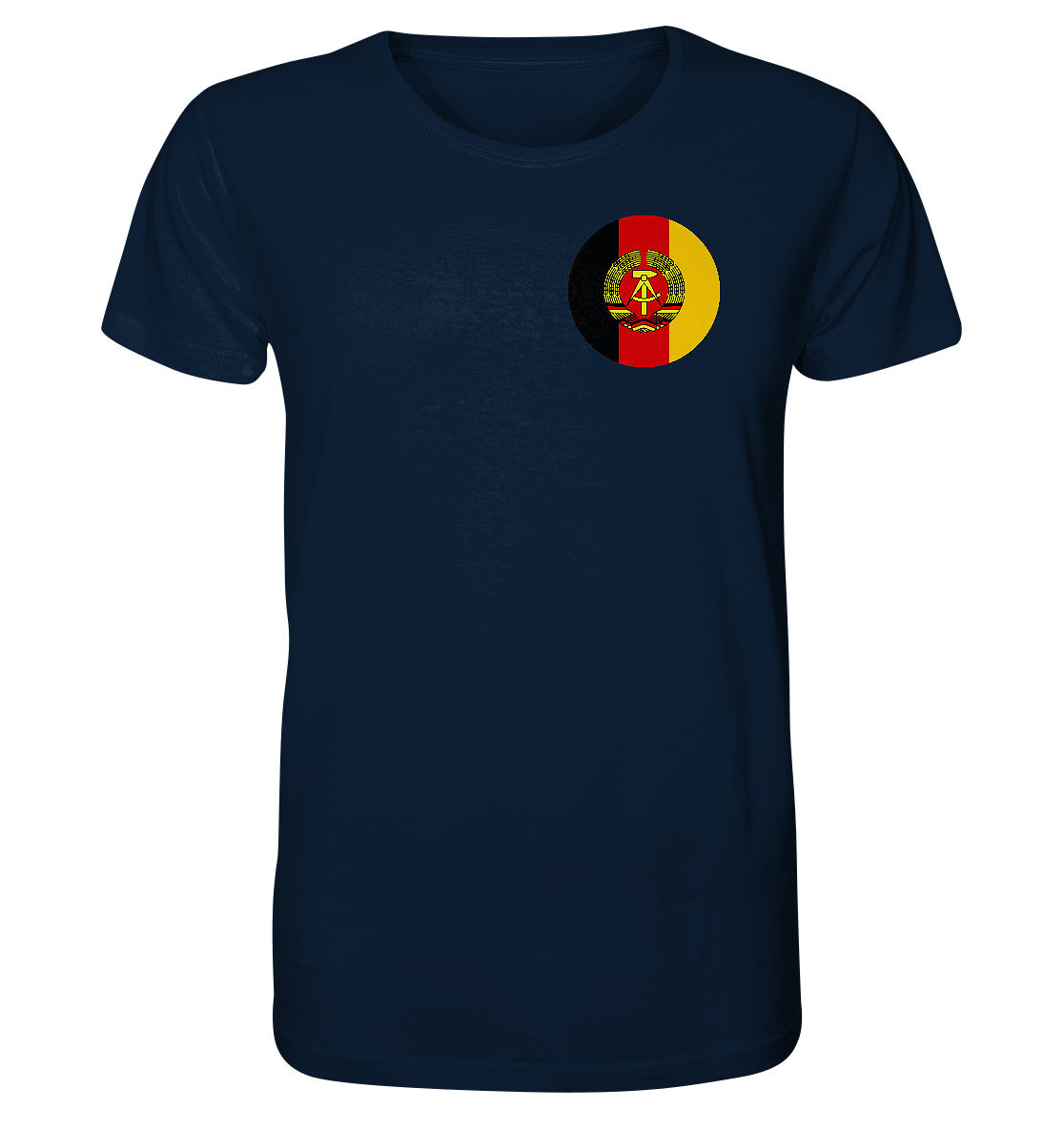 ORGANIC BIO SHIRT UNISEX • NVA - BRUST BADGE