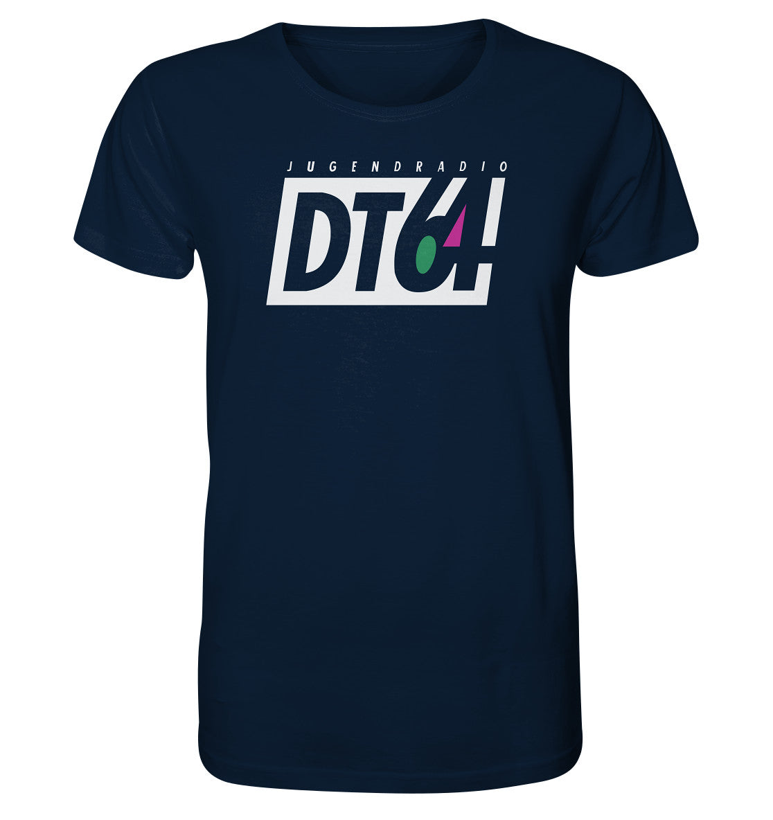 ORGANIC BIO SHIRT UNISEX • DT64 JUGENDRADIO - DUNKEL